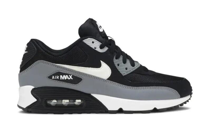 Men's Running weapon Air Max 90 Black Shoes 0102